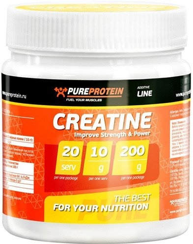 Креатин Pure Protein Апельсин 200г.