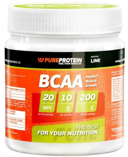 БЦАА Pure Protein Лесные ягоды 200г.