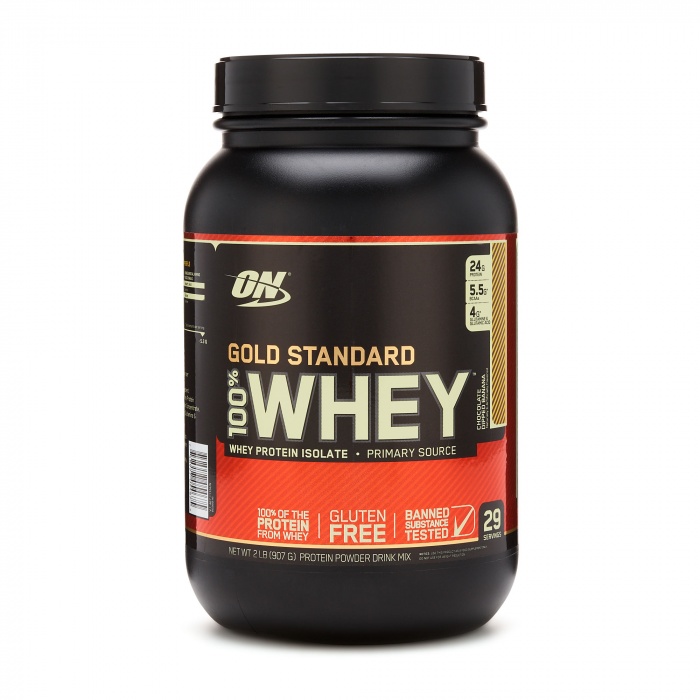 ON.Whey protein 100% Gold standart 2lb- Chocolate Dipped Banana
