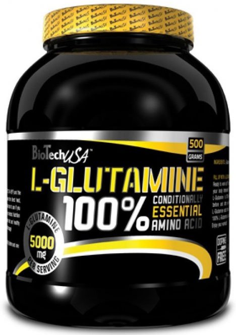 Biotech USA 100% L-Glutamine 500г.