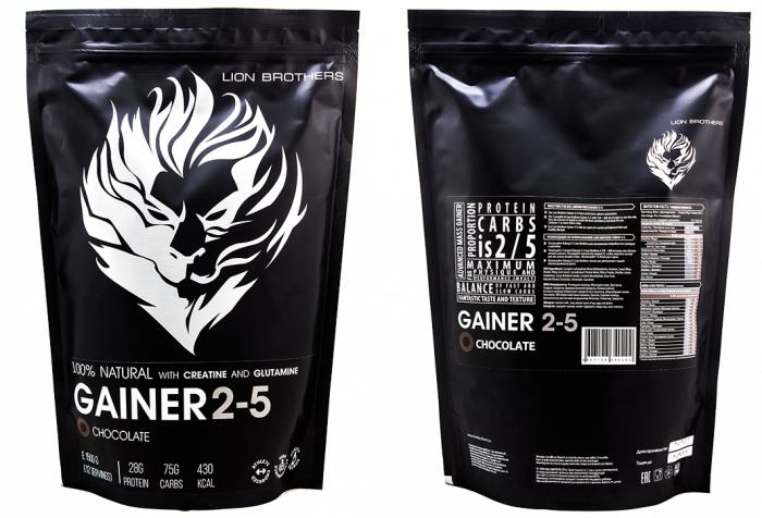 Lion Brothers Gainer 2-5 Banana 1.5кг