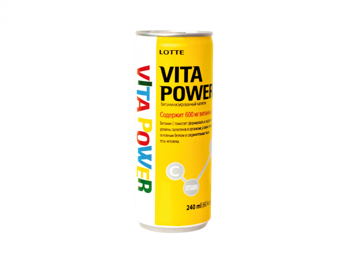 Напиток витаминизированный Vita Power 240 мл ж/б 1/30