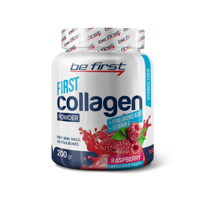 Be first First Collagen+Hyaluronic acid+vitamin C 200g Лесные ягоды