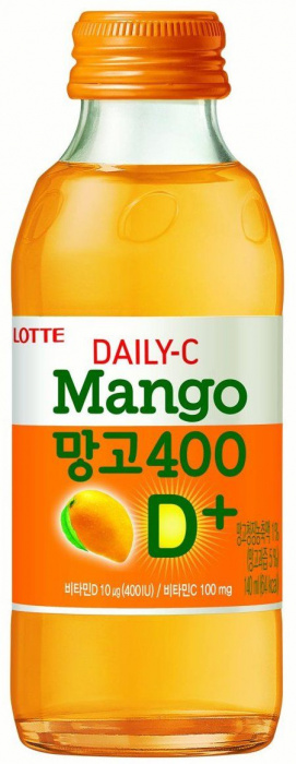 Напиток безалк. негаз. витамин. Daily-C Mango 400 D 140мл 1/10