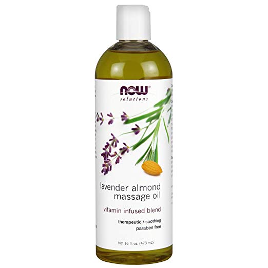 NOW. Oil Lavender Almond Massage 16 oz