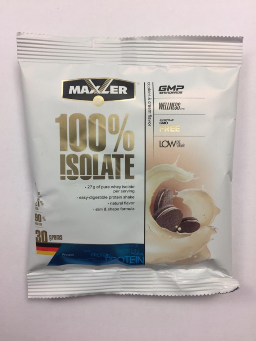 ПРОМО MXL. Sample 100% Isolate 30g Cookies&Cream