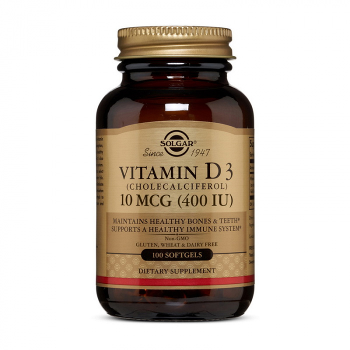 Solgar Vitamin D3 400 IU 100 vcaps