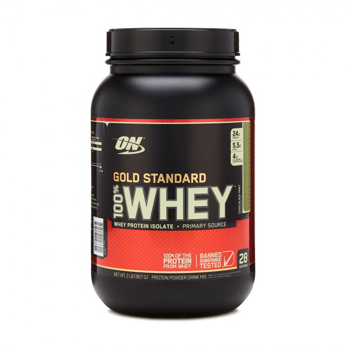 ON.Whey protein 100% Gold standart 2lb- Chocolate Mint