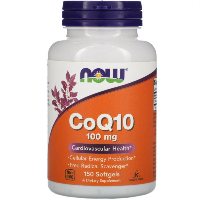 NOW. Co Q 10 100mg 50 vcaps