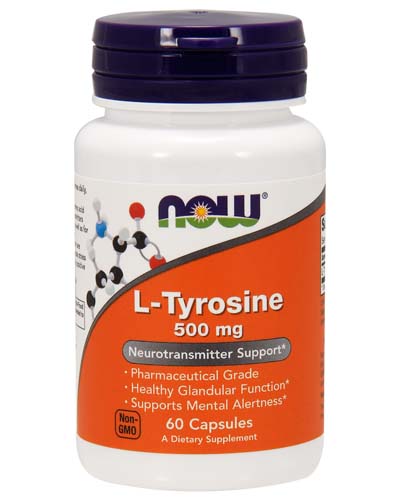 NOW. L-Tirosine 750 mg 90 caps
