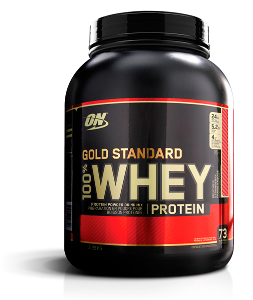 ON.Whey protein 100% Gold standart 5lb- Delicious Strawberry