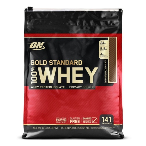 ON.Whey protein 100% Gold standart 10lb- Extreme Milk Chocolate