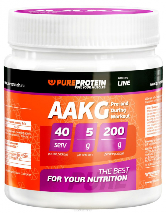 ААКГ  Pure Protein Апельсин 200г.