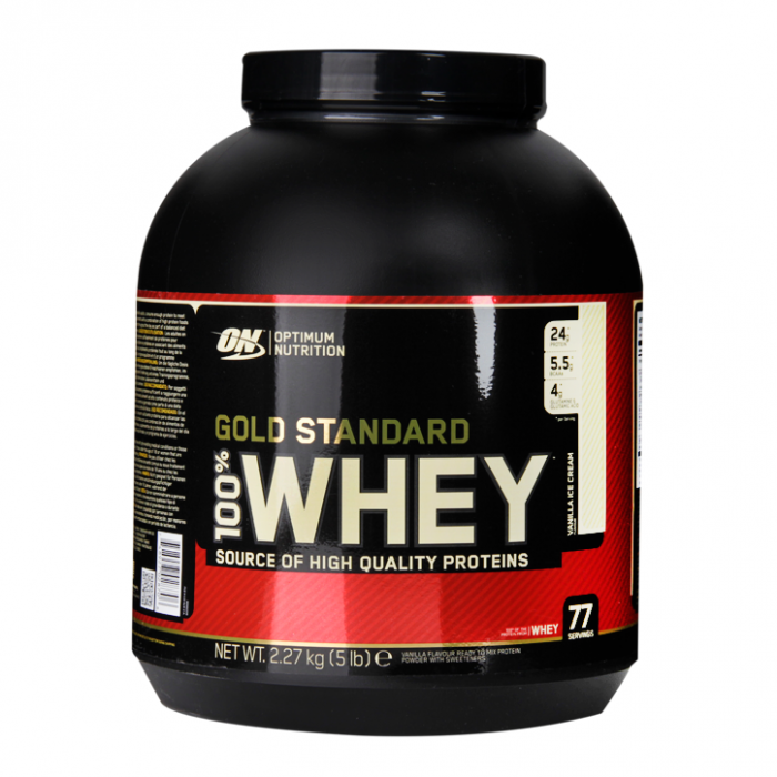 ON.Whey protein 100% Gold standart 5lb- French Vanilla Creme