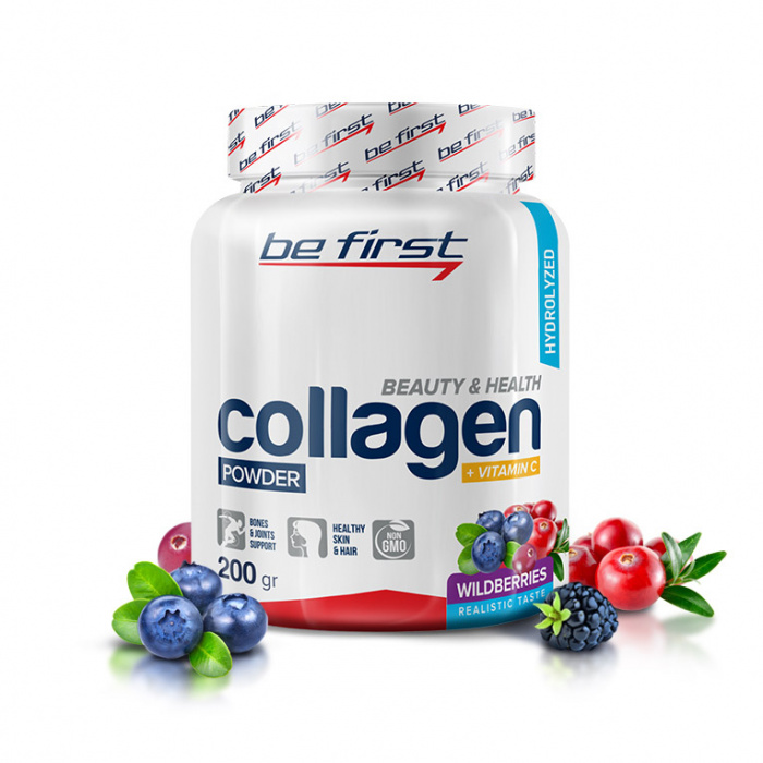 Be first Collagen+vitamin C 200g Лесные ягоды