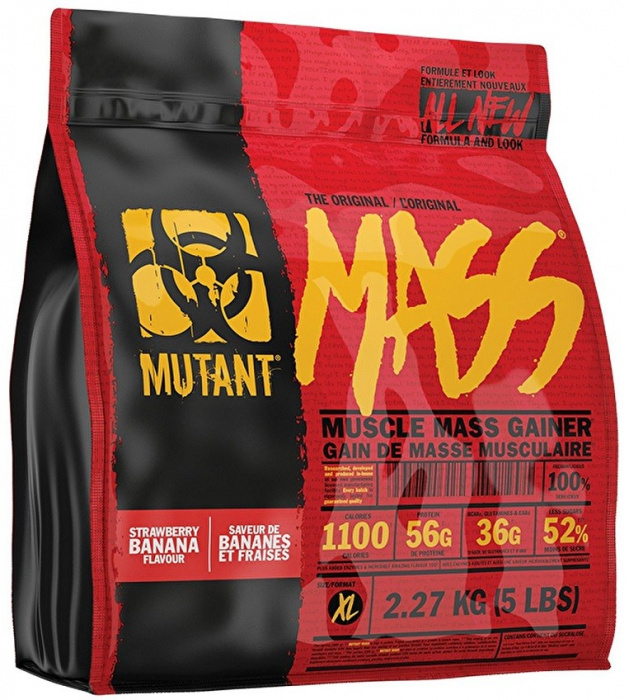 Mutant Mass 15lb- Strawberry Banana 