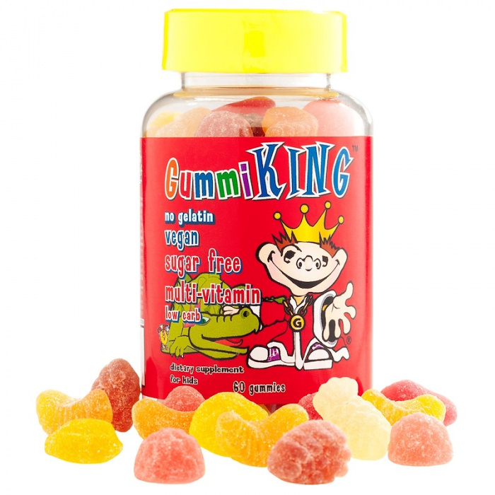 Gummi King Мультивитамины для детей без сахара 60 жеват.табл