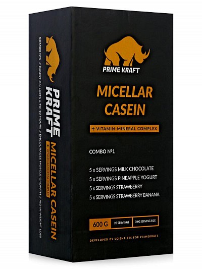 PrimeCraft Micellar Casein Combo №1 (20 пакетиков) 600г.