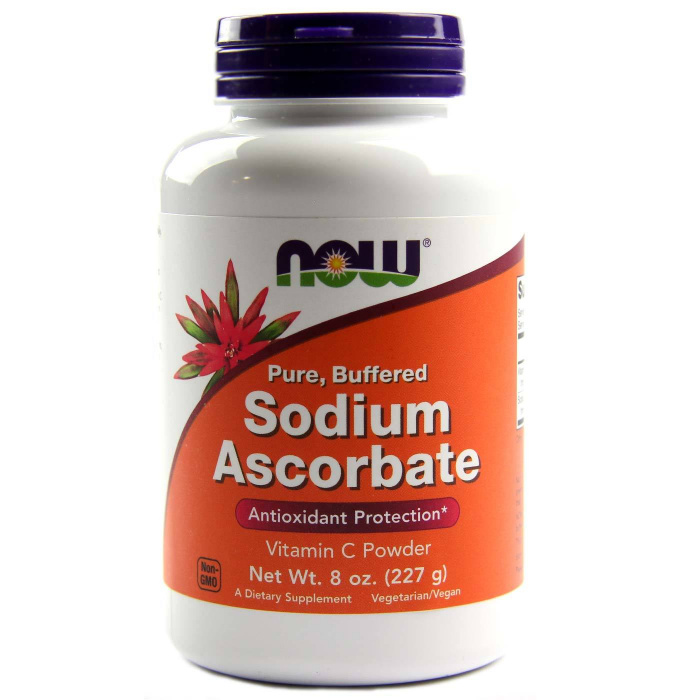 NOW. Sodium Ascorbate 8 oz