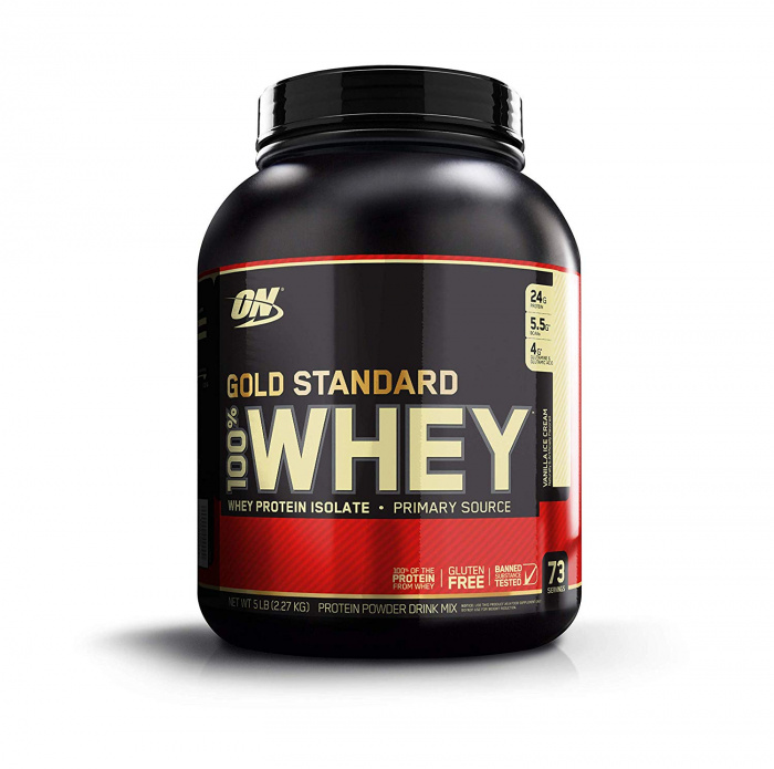 ON.Whey protein 100% Gold standart 5lb- Vanilla Ice Cream
